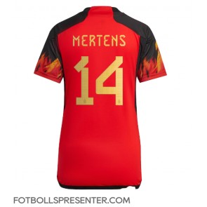 Belgien Dries Mertens #14 Hemma Matchtröja Dam VM 2022 Kortärmad